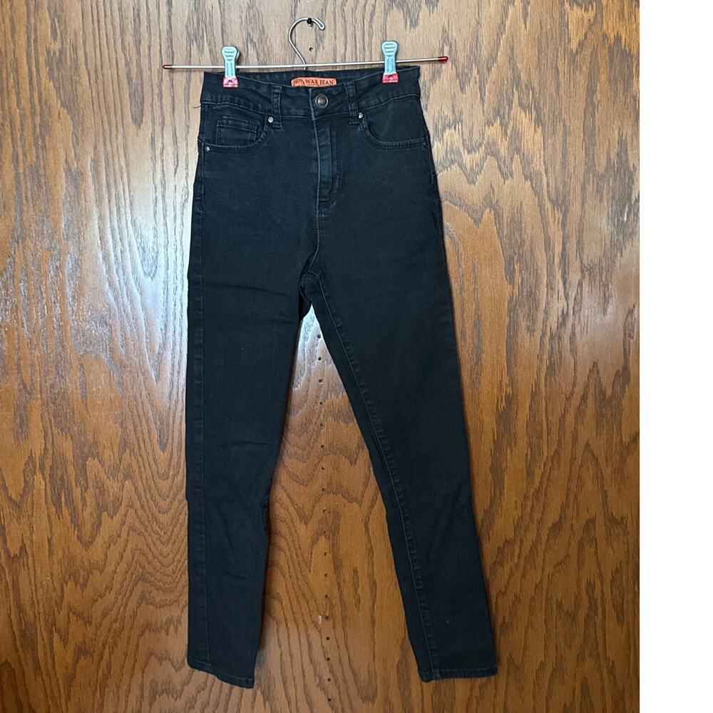 Wax Jeans Black Skinny Jeans Size 24
